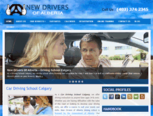 Tablet Screenshot of newdriversofalberta.net